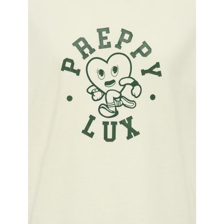 kids ONLY Cloud Dancer Preppy/Pineneedle Koggitta S/S Boxy Printed Top Jrs