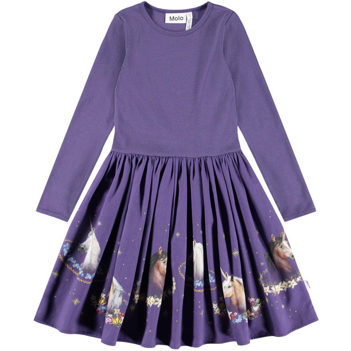 Molo Unicorn Cosmos Casie Warm Dress LS