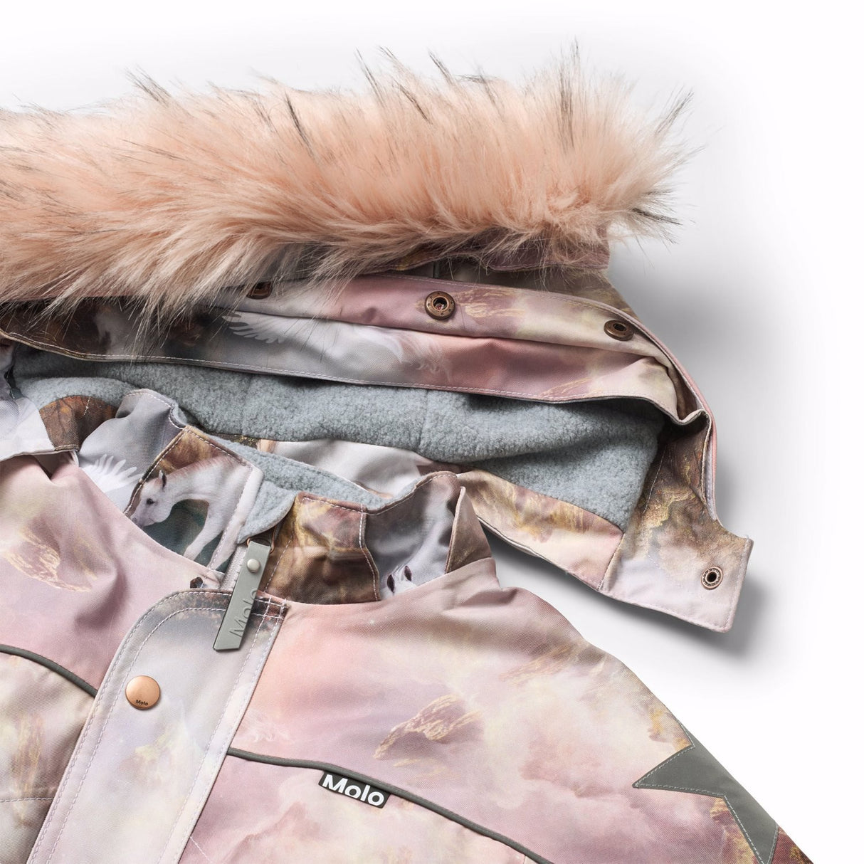 Molo Utopia Polaris Fur Junior Snowsuit
