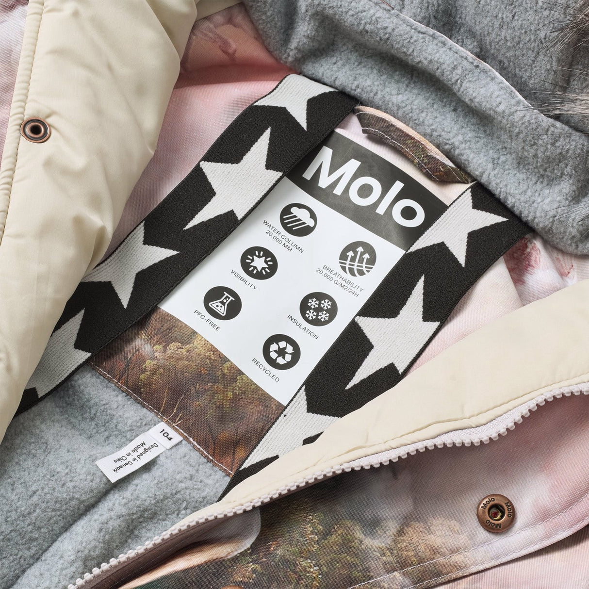 Molo Utopia Polaris Fur Junior Snowsuit