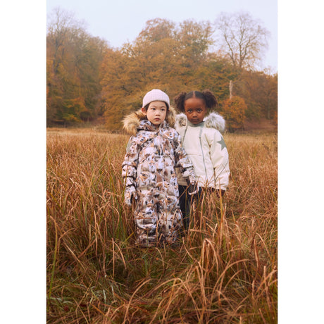 Molo Playing Foxes Polaris Fur Junior Snowsuit