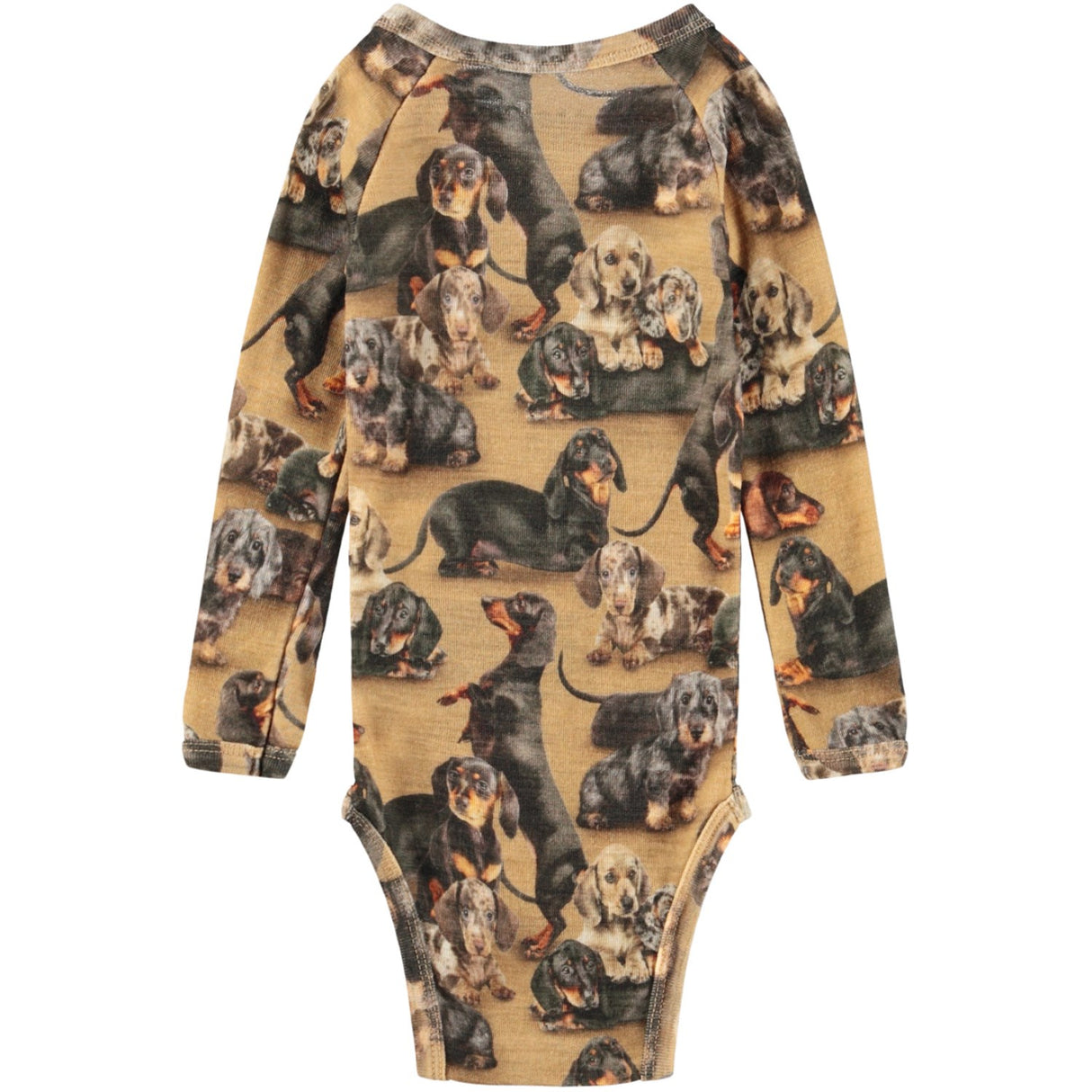 Molo Dachshunds Farai Wool Bodystockings LS