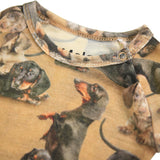 Molo Dachshunds Farai Wool Bodystockings LS