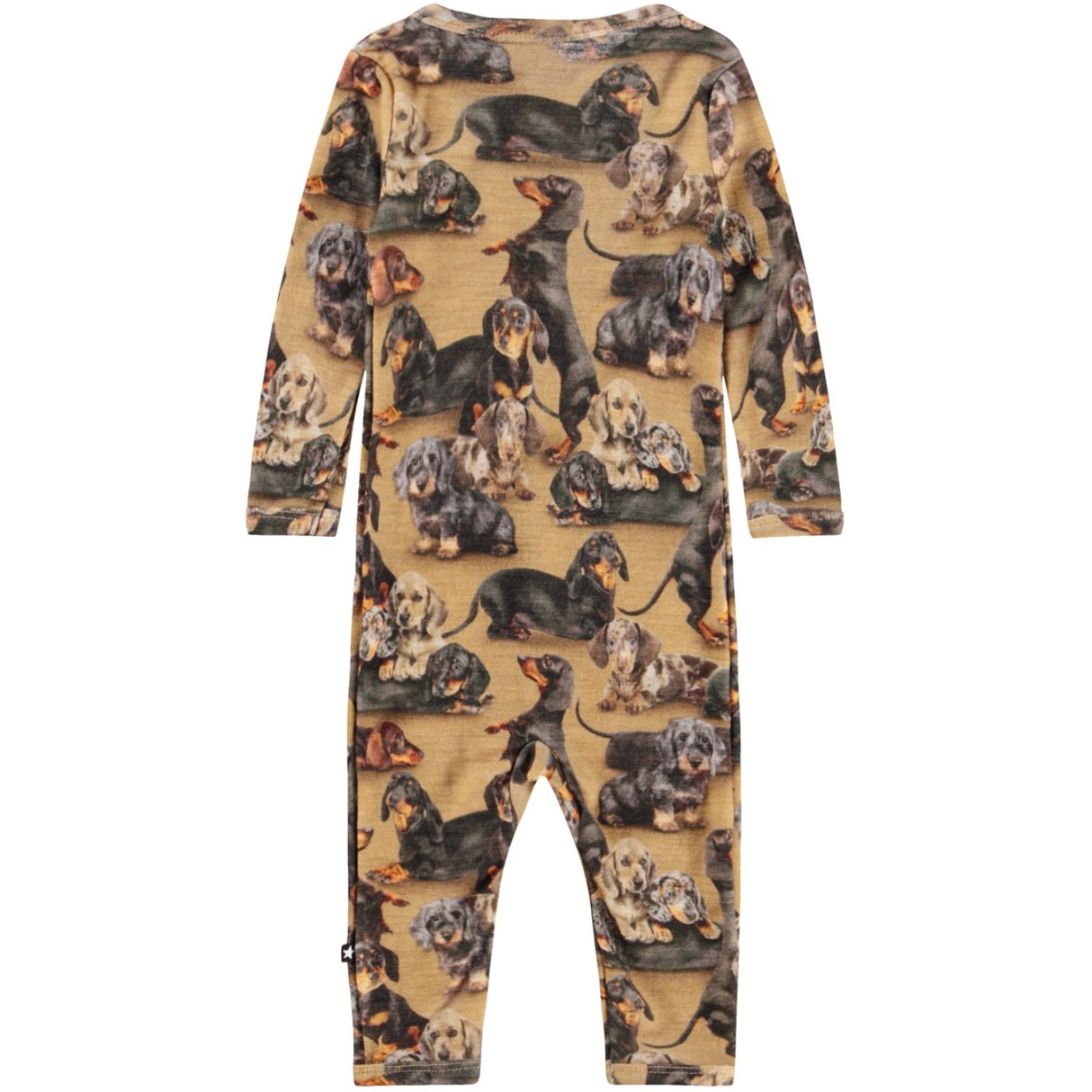 Molo Dachshunds Fahari Wool Bodysuits Jersey