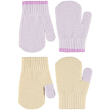 Molo Lilac Marble Kenny Mittens