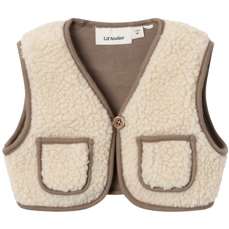 Lil'Atelier Turtledove Nbmjono Rlx Sherpa Vest Lil