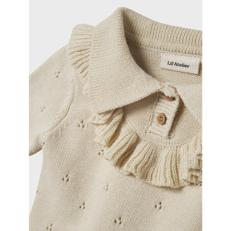 Lil'Atelier Turtledove Nbfnakita Ls Loose Knit Lil