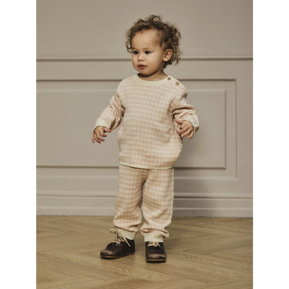 Lil'Atelier Cameo Rose Nbfnadie Ls Loose Knit Lil