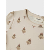 Lil'Atelier Pastel Parchment Nmflavo Eva Ls Slim Top Lil