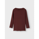 Lil'Atelier Hot Chocolate Nmfgayo Koj Ls Slim Top Lil