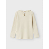 Lil'Atelier Turtledove Nmfosanne Ls Slim Top Lil