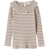 Lil'Atelier Hot Chocolate Nmfosophia Ls Slim Top Lil