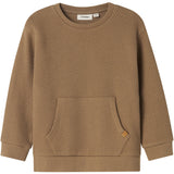 Lil'Atelier Sepia Tint Nmmnoello Ls Loose Sweat Lil