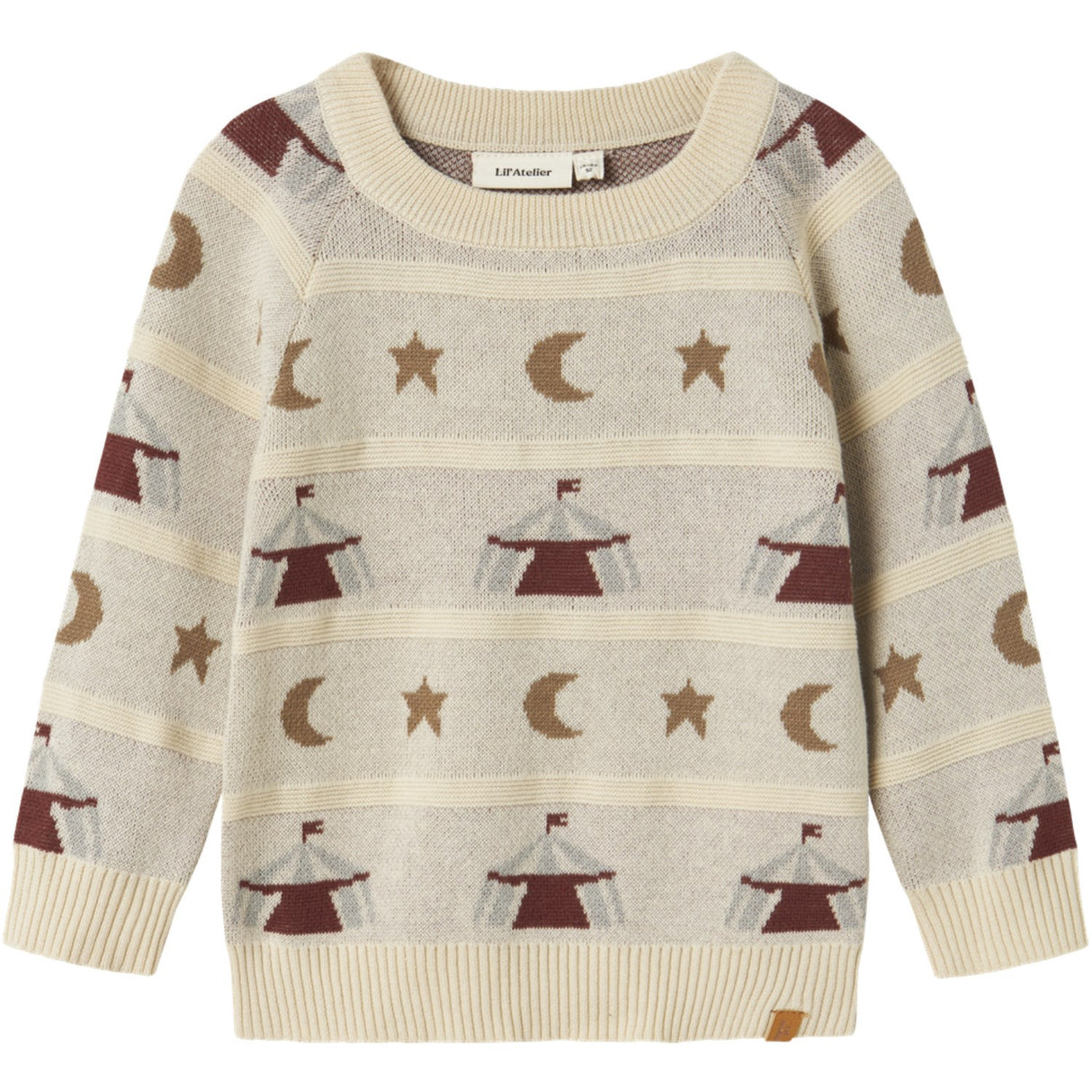Lil'Atelier Turtledove Nmmlamai Ls Knit Lil