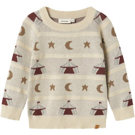 Lil'Atelier Turtledove Nmmlamai Ls Knit Lil