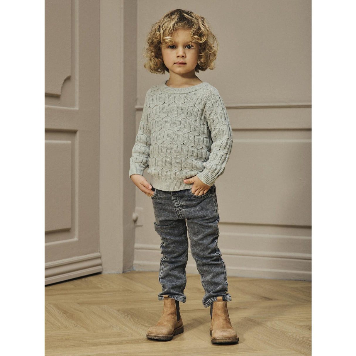 Lil'Atelier Pigeon Nmmollie Ls Knit Lil