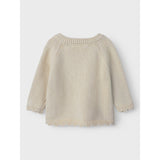 Lil'Atelier Turtledove Nbflaguna Ls Wrap Knit Lil Noos