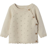Lil'Atelier Turtledove Nbflaguna Ls Wrap Knit Lil Noos
