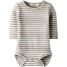 Lil'Atelier Turtledove Sepia Tint Nbmthoro Keo Ls Slim Body Lil