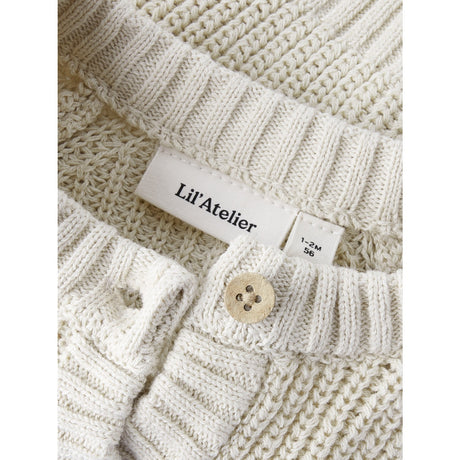 Lil'Atelier Turtledove Nbfemlen Len Ls Knit Card Lil