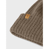 Lil'Atelier Shitake Nmnnanson Knit Hat1 Lil