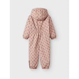 Lil'Atelier Misty Rose Cherry Nmflasnow10 Snowsuit Aop Fo Lil