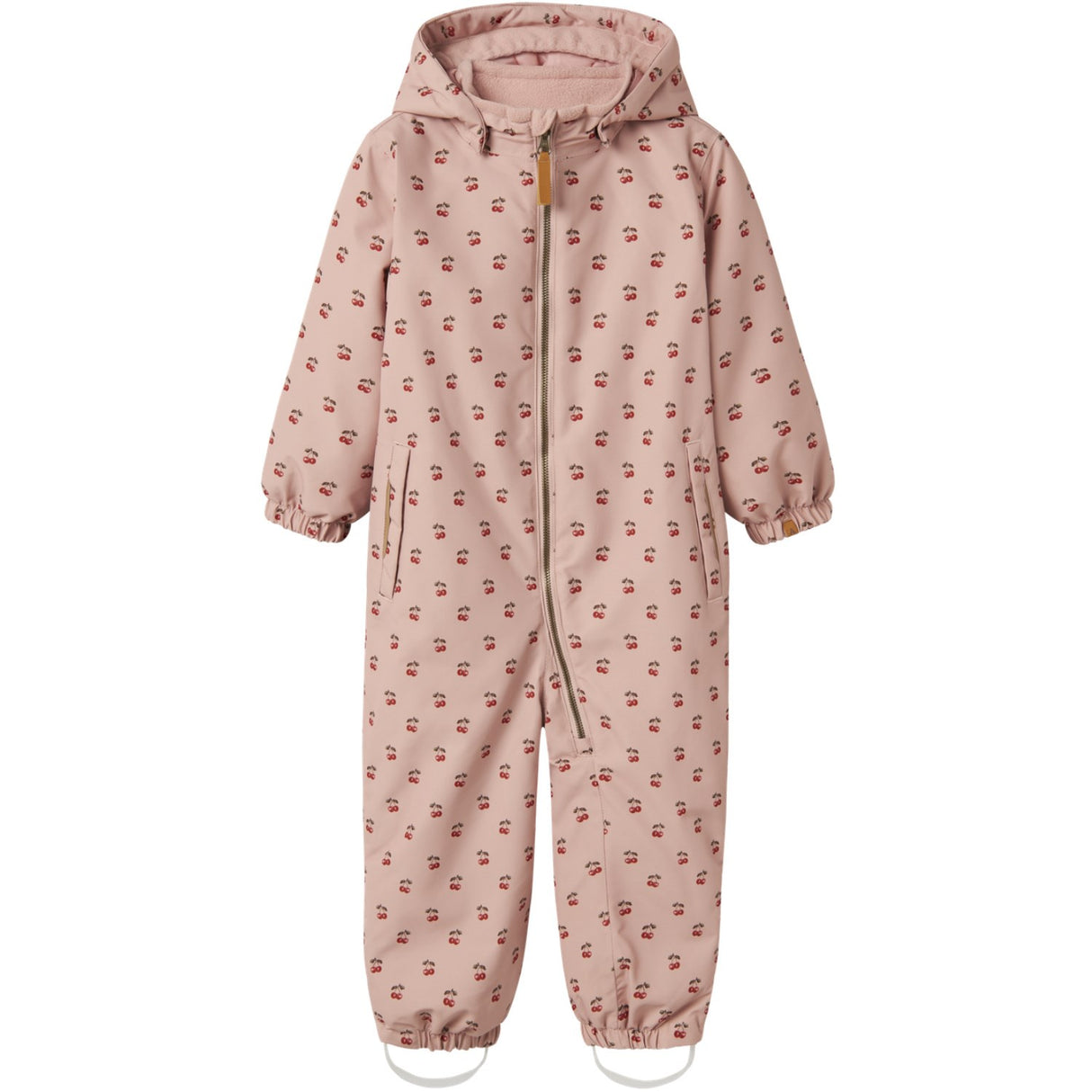 Lil'Atelier Misty Rose Cherry Nmflasnow10 Snowsuit Aop Fo Lil