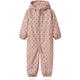 Lil'Atelier Misty Rose Cherry Nmflasnow10 Snowsuit Aop Fo Lil
