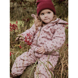 Lil'Atelier Misty Rose Cherry Nmflasnow10 Snowsuit Aop Fo Lil