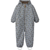 Lil'Atelier Ultimate Grey Airplanes Nmmlasnow10 Snowsuit Aop Fo Lil
