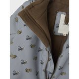 Lil'Atelier Ultimate Grey Airplanes Nmmlasnow10 Snowsuit Aop Fo Lil