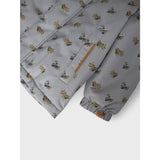 Lil'Atelier Ultimate Grey Airplanes Nmmlasnow10 Jkt Fo Aop1 Lil