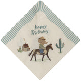 Maileg Napkin, Happy Birthday - Cowboy