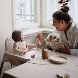 Mushie Blush Classic Silicone Plate