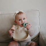 Mushie Cambridge Blue Silicone Fresh Food Feeder 2-Pack