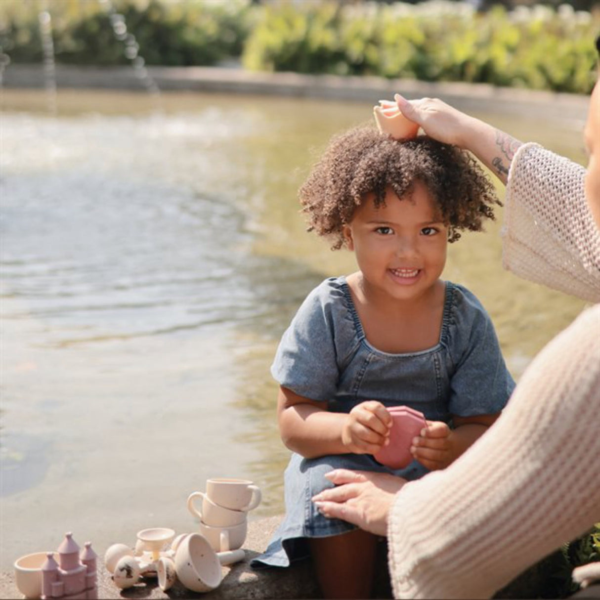Mushie Princess Bath Play Set 4-Pack