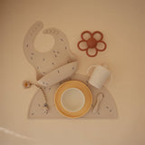 Mushie Bees Silicone Bib