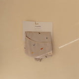 Mushie Dino ​​Long Sleeve Bib​