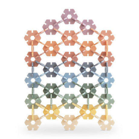 Mushie Multi HEX Connect Building Toy Set