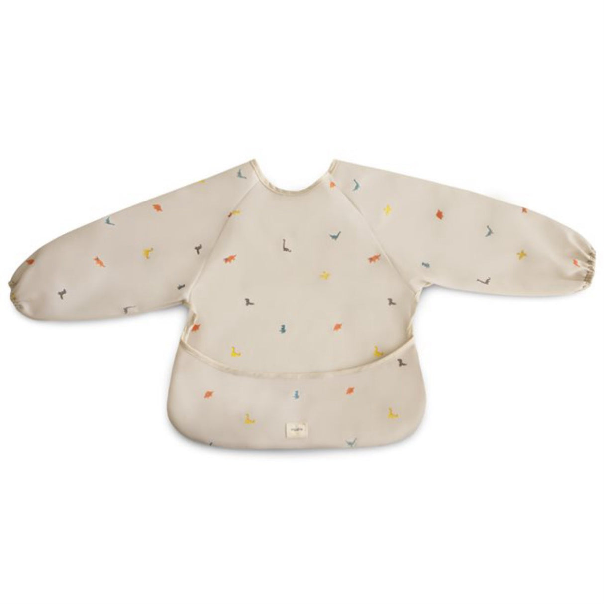 Mushie Dino ​​Long Sleeve Bib​