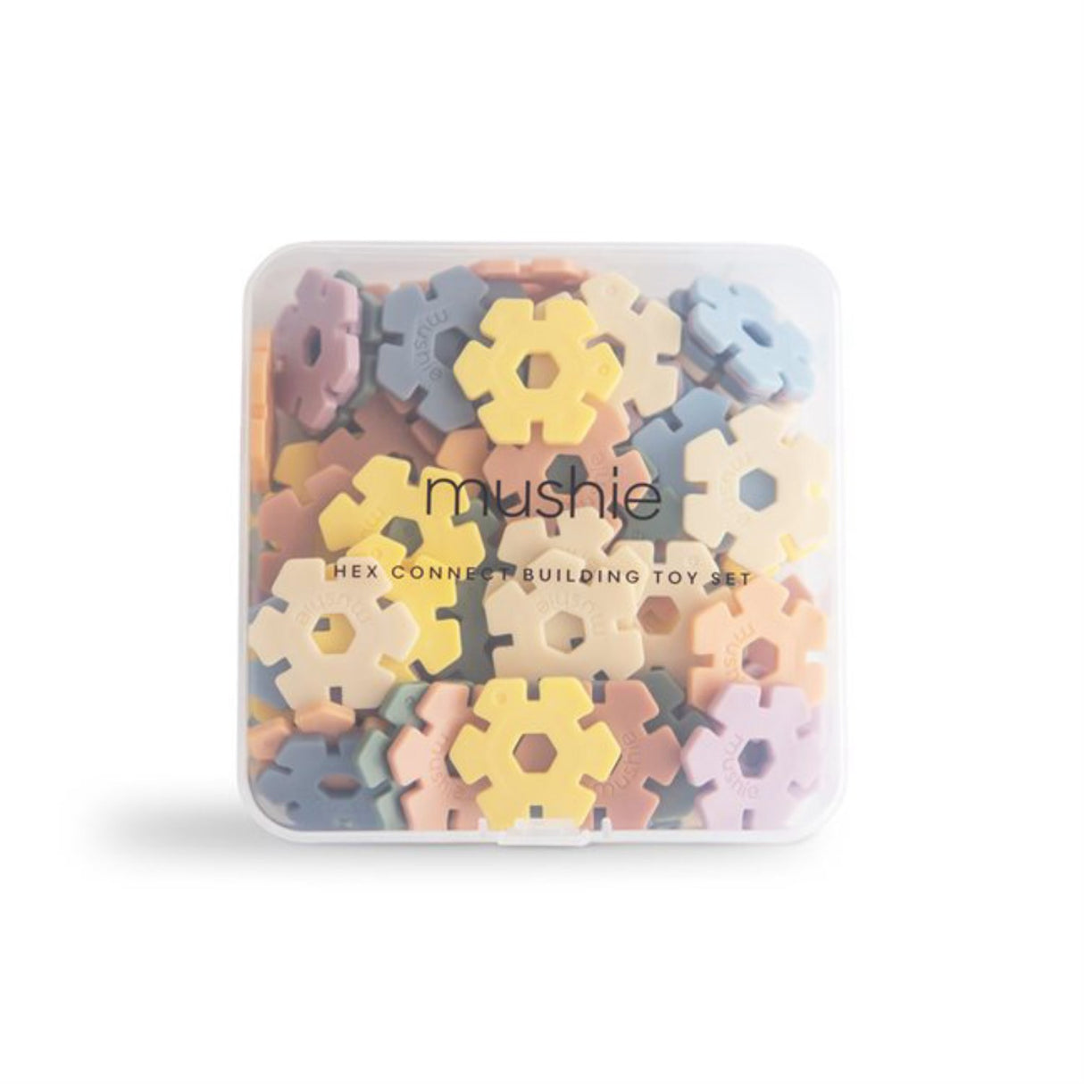 Mushie Multi HEX Connect Building Toy Set