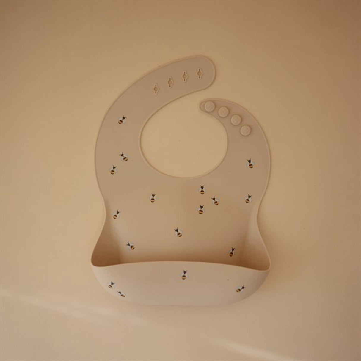 Mushie Bees Silicone Bib