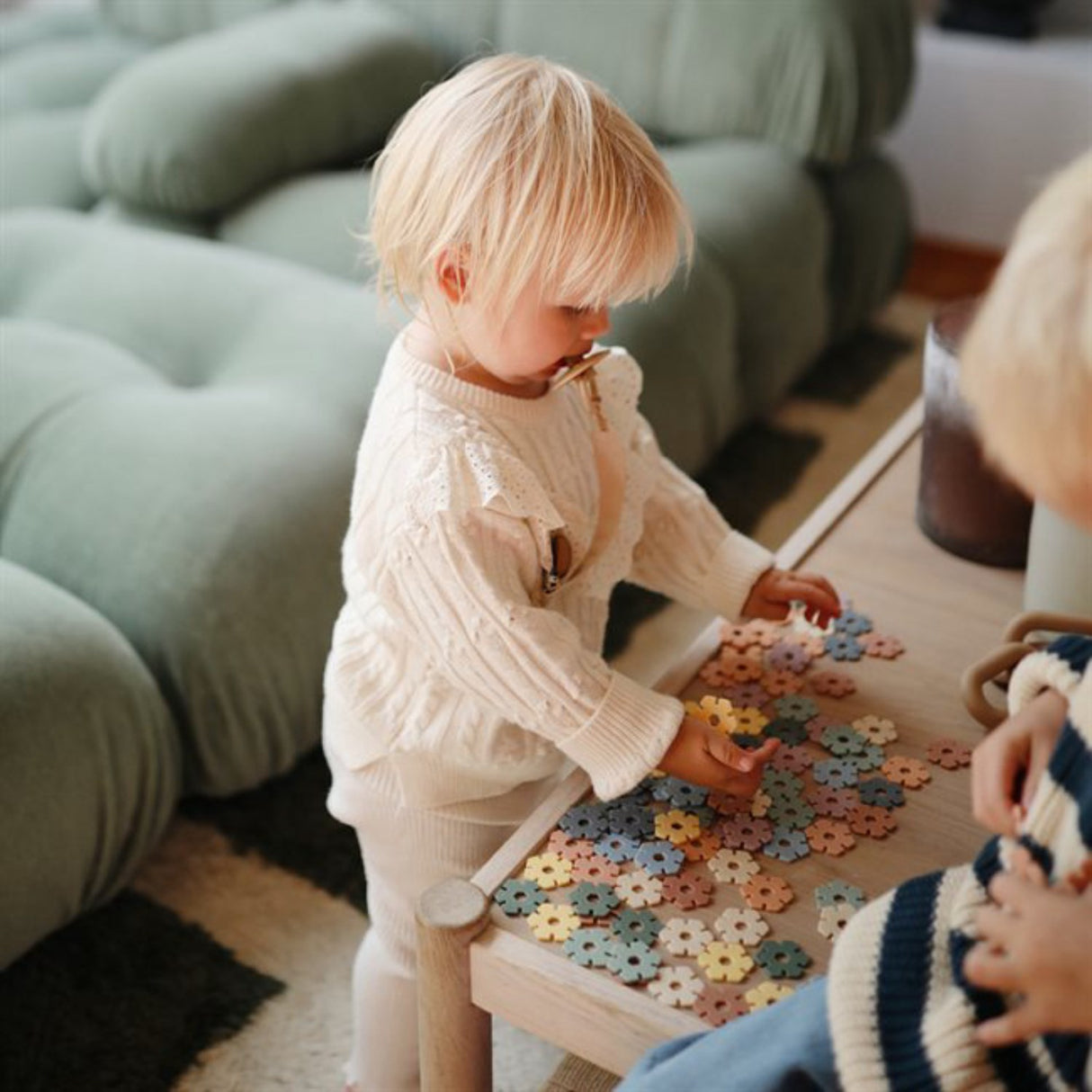 Mushie Multi HEX Connect Building Toy Set