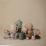 Mushie Shifting Sand Silicone Play Tea Set