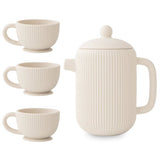 Mushie Shifting Sand Silicone Play Tea Set