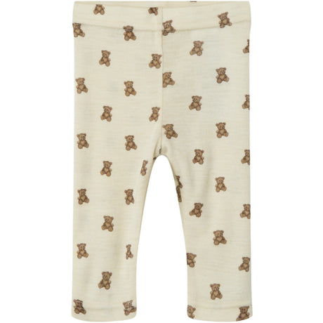 Lil'Atelier Turtledove Melange Nbnnalu Slim Wo/Mo Leggings Lil