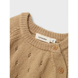 Lil'Atelier Safari Melange Nbnnalio Ls Wrap Knit Lil