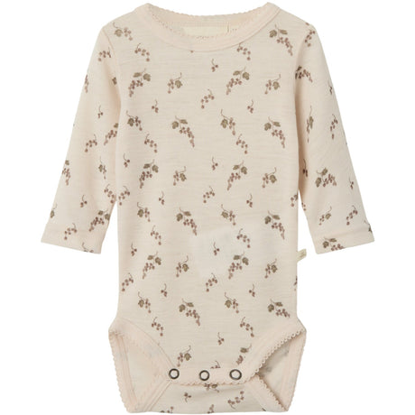 Lil'Atelier Morganite Berry Nbfnoel Nia Wool Ls Slim Body Lil Noos