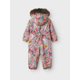 Name It Woodrose Flower Rabbit Nmfsnow10 Suit Aop Fo Noos