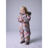 Name It Woodrose Flower Rabbit Nmfsnow10 Suit Aop Fo Noos